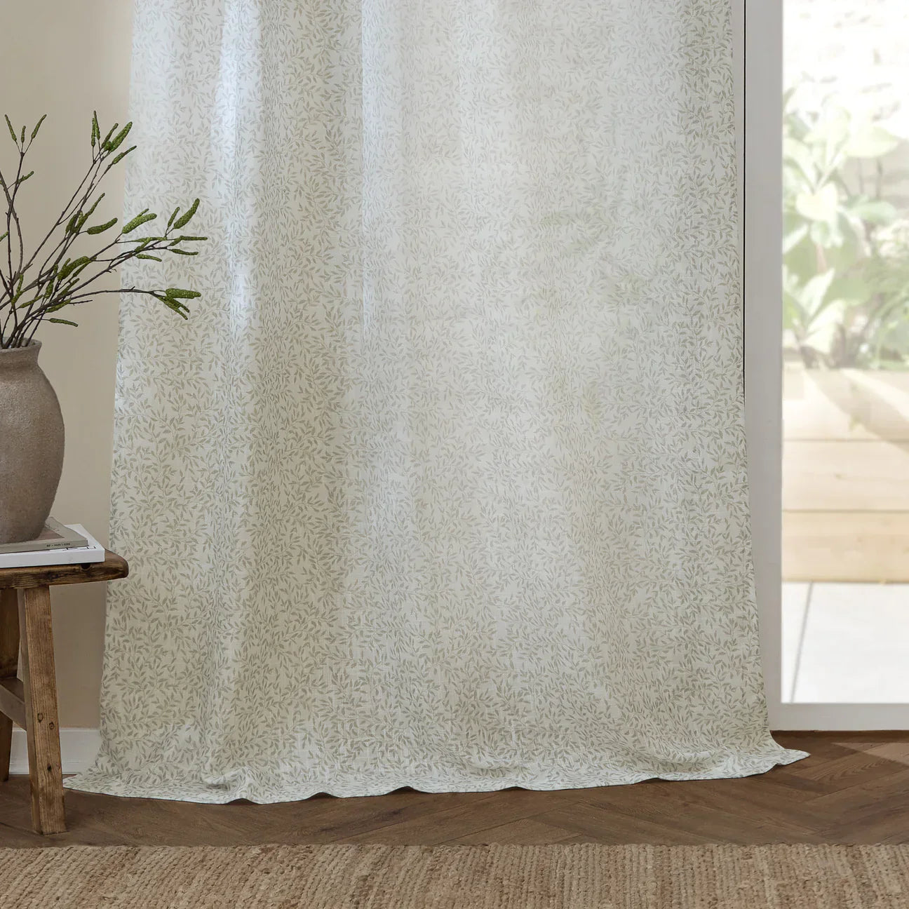 Yard (Riva Home) Curtains PERRIE LEAF SHEER WOVEN CURTAIN PANEL
by Yard