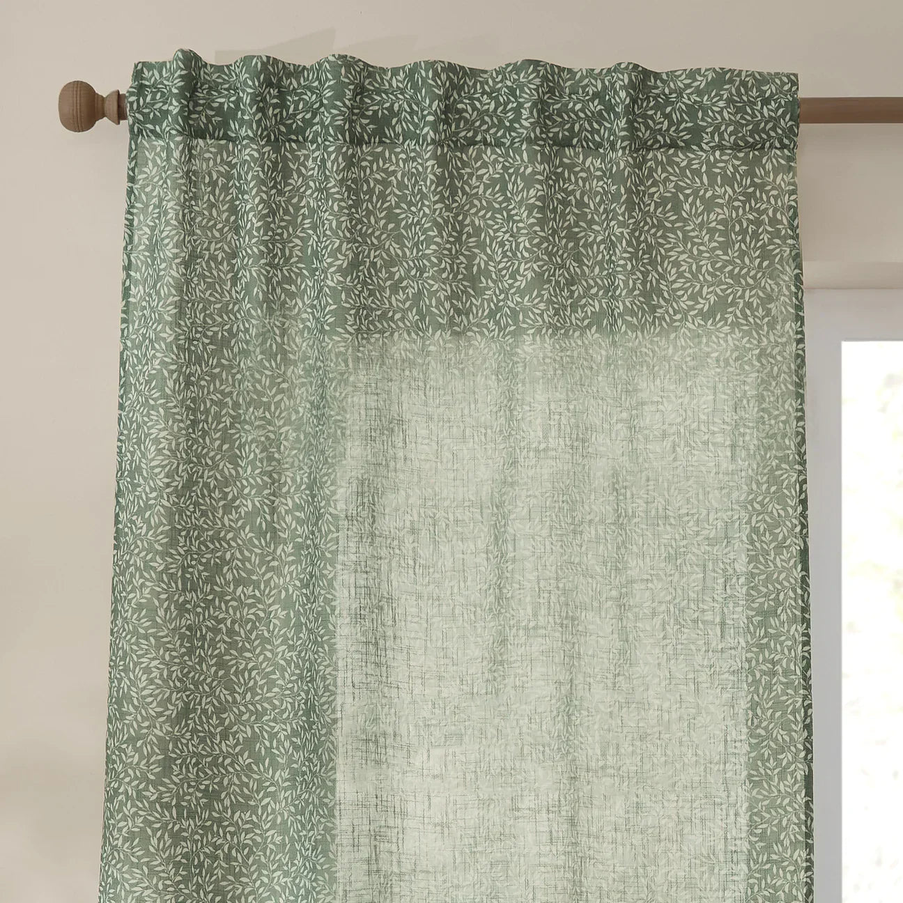 Yard (Riva Home) Curtains PERRIE LEAF SHEER WOVEN CURTAIN PANEL
by Yard