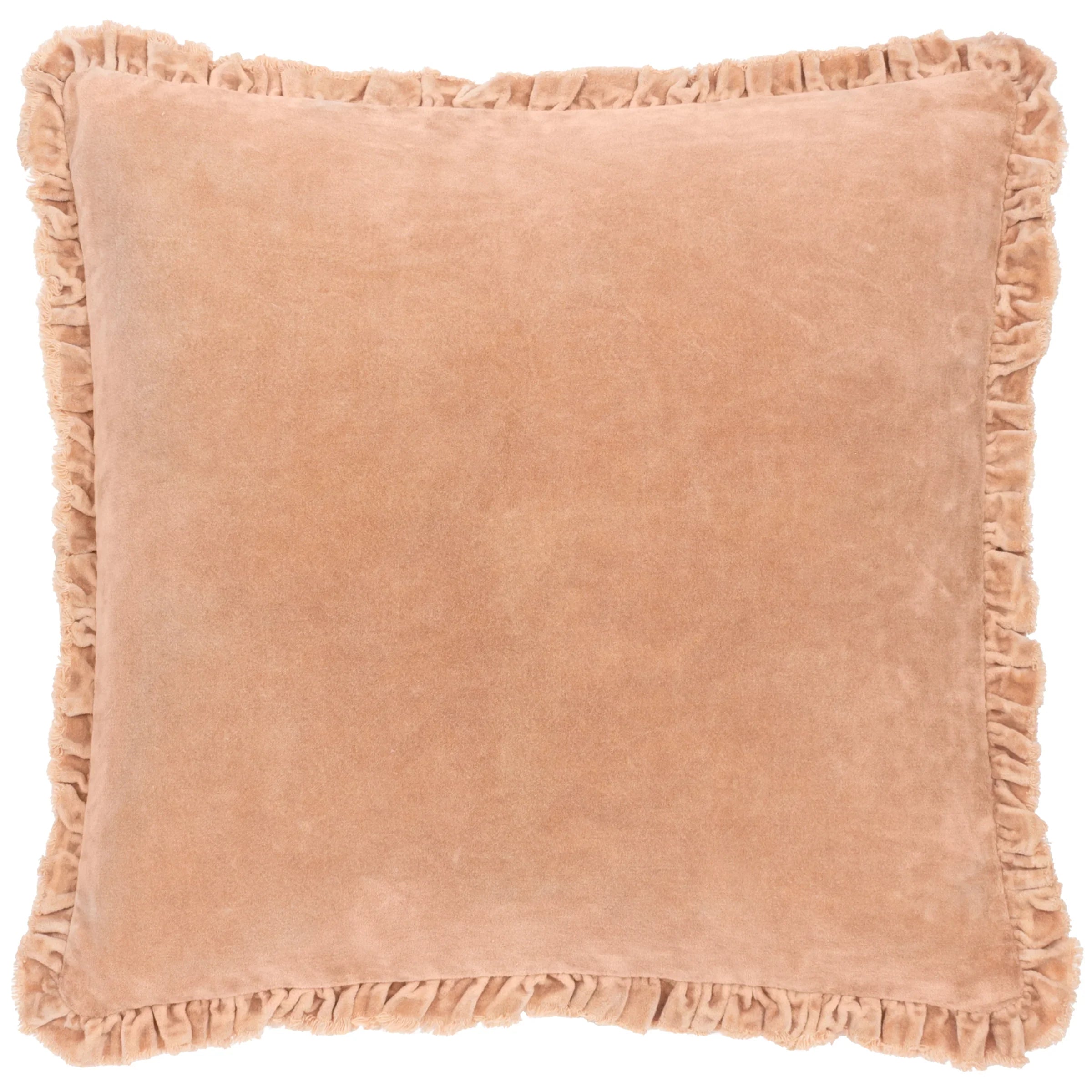 Yard (Riva Home) Cushions BERTIE WASHED COTTON VELVET CUSHION by Yard