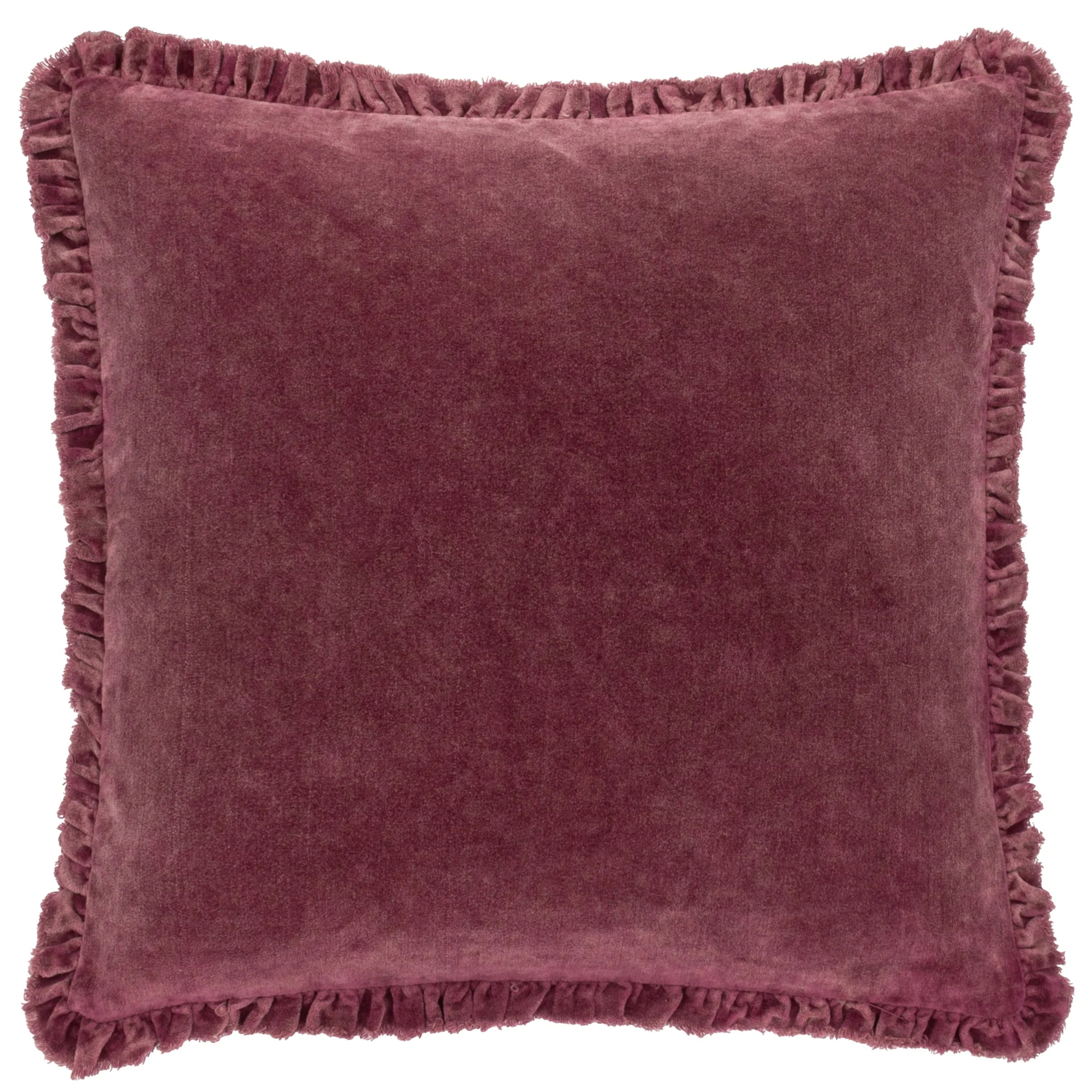 Yard (Riva Home) Cushions BERTIE WASHED COTTON VELVET CUSHION by Yard