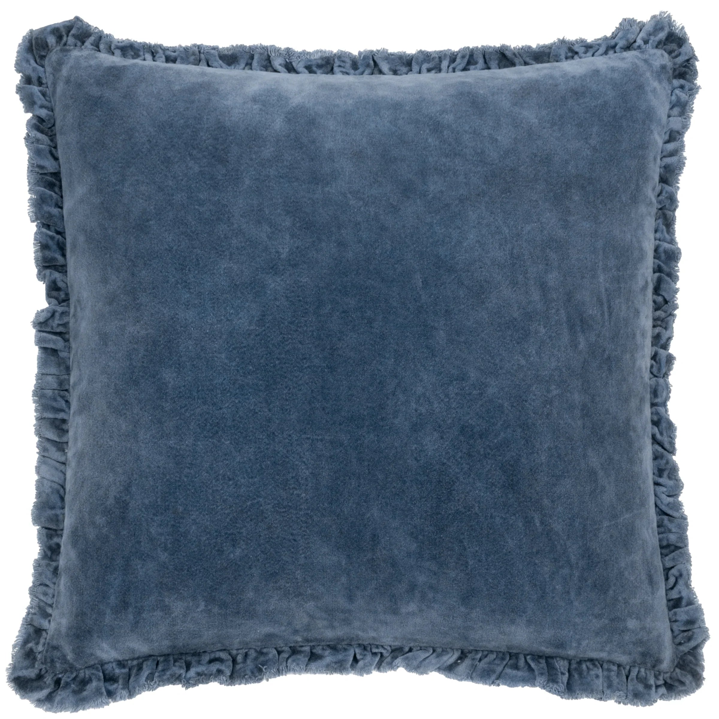 Yard (Riva Home) Cushions BERTIE WASHED COTTON VELVET CUSHION by Yard