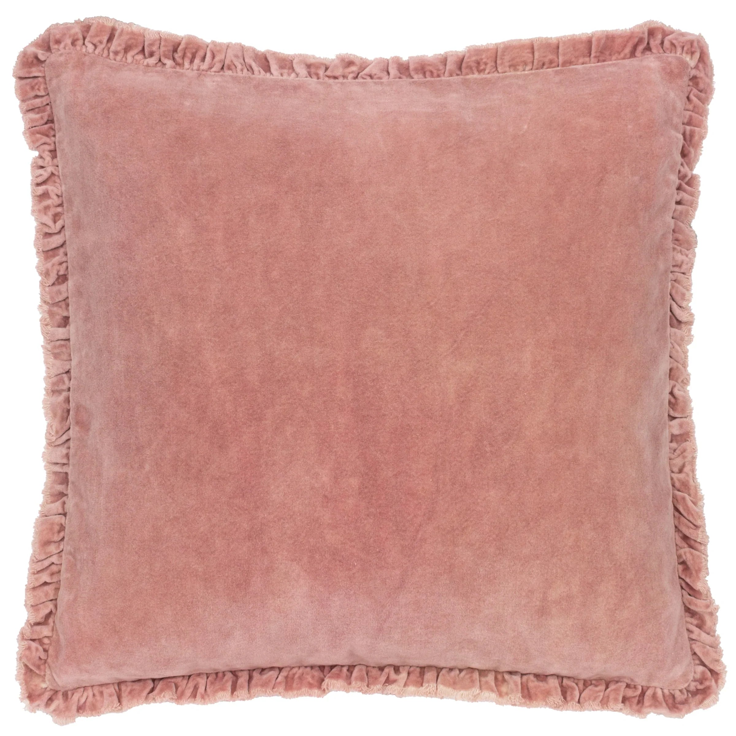 Yard (Riva Home) Cushions BERTIE WASHED COTTON VELVET CUSHION by Yard