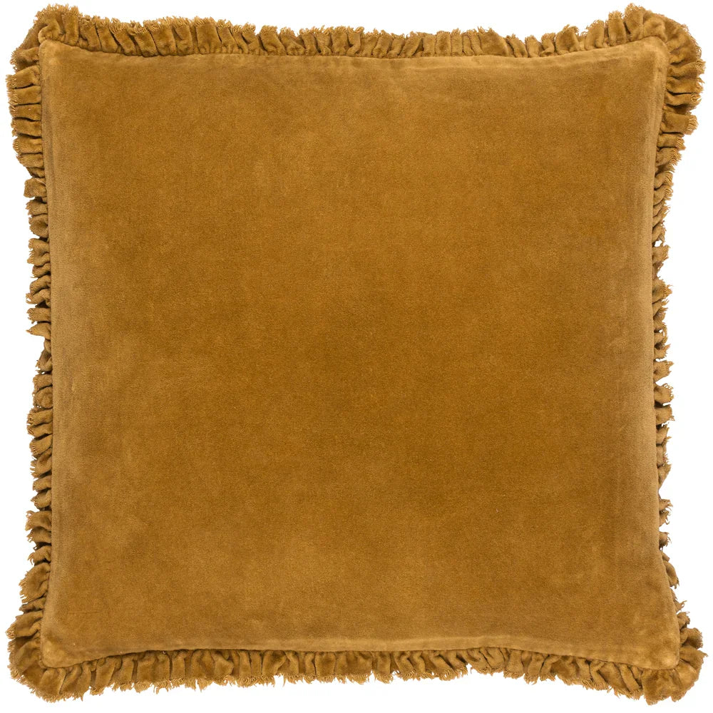 Yard (Riva Home) Cushions BERTIE WASHED COTTON VELVET CUSHION by Yard