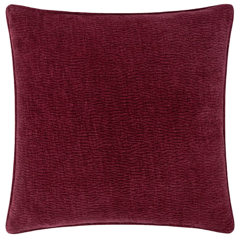 HEATH WASHED VELVET TEXTURED CUSHION – FEATHER FILLED by Yard