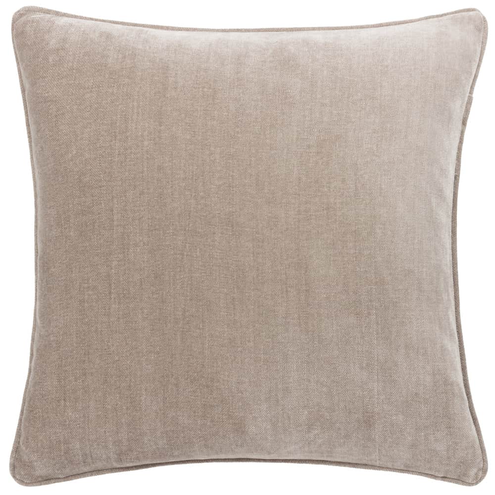 Yard (Riva Home) Cushions HEAVY CHENILLE PIPED CUSHION – FEATHER FILLED by Yard