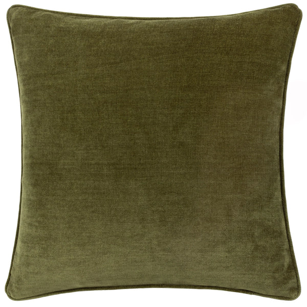 HEAVY CHENILLE PIPED CUSHION – FEATHER FILLED by Yard