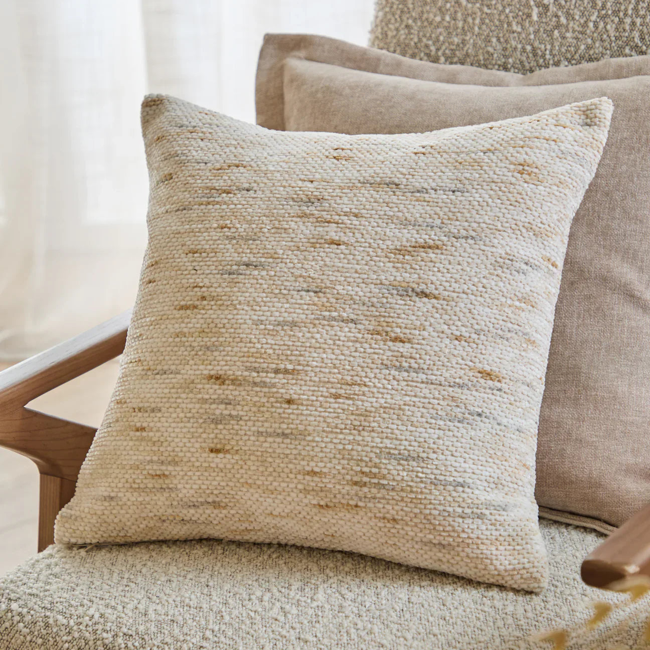 Yard (Riva Home) Cushions Natural MALVERN CHENILLE CUSHION by Yard