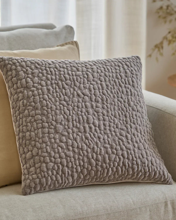 PEBBLE TEXTURED CHENILLE CUSHION by Yard.