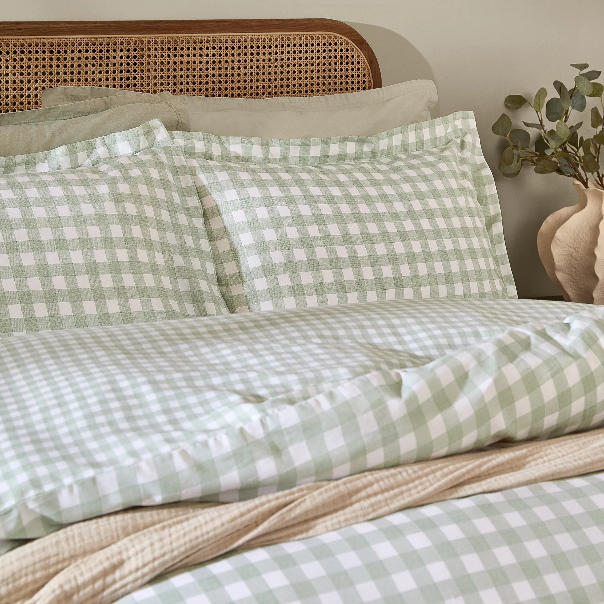 Yard (Riva Home) Duvet Cover set BARTON GINGHAM CHECK DUVET COVER SET by Yard.