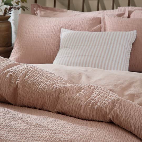 Yard (Riva Home) Duvet Cover set HEBDEN RELAXED SEERSUCKER DUVET COVER SET by Yard