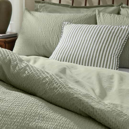 Yard (Riva Home) Duvet Cover set HEBDEN RELAXED SEERSUCKER DUVET COVER SET by Yard