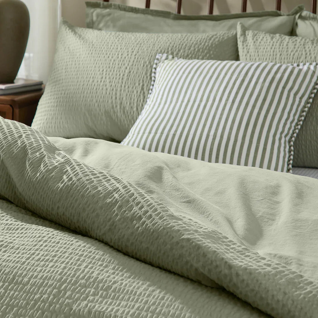 Yard (Riva Home) Duvet Cover set HEBDEN RELAXED WAFFLE DUVET COVER SET by Yard