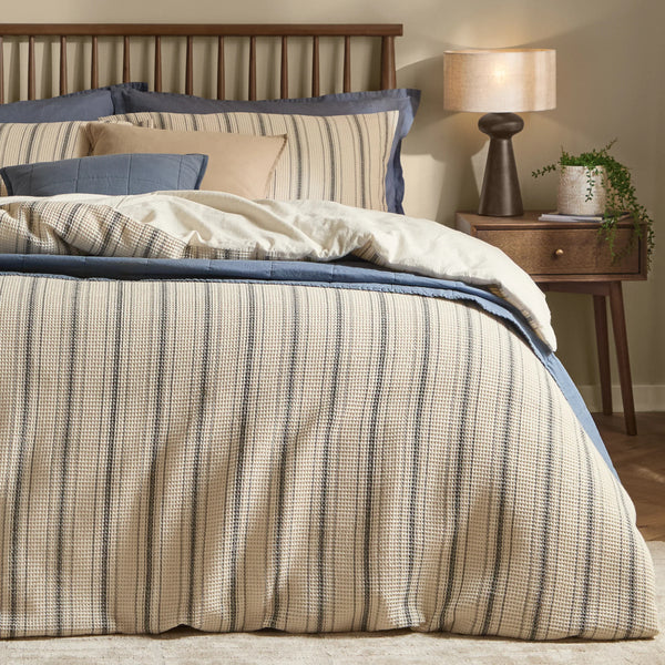 SELBY WAFFLE DUVET COVER SET by Yard