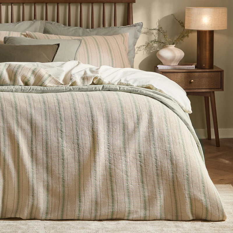 SELBY WAFFLE DUVET COVER SET by Yard