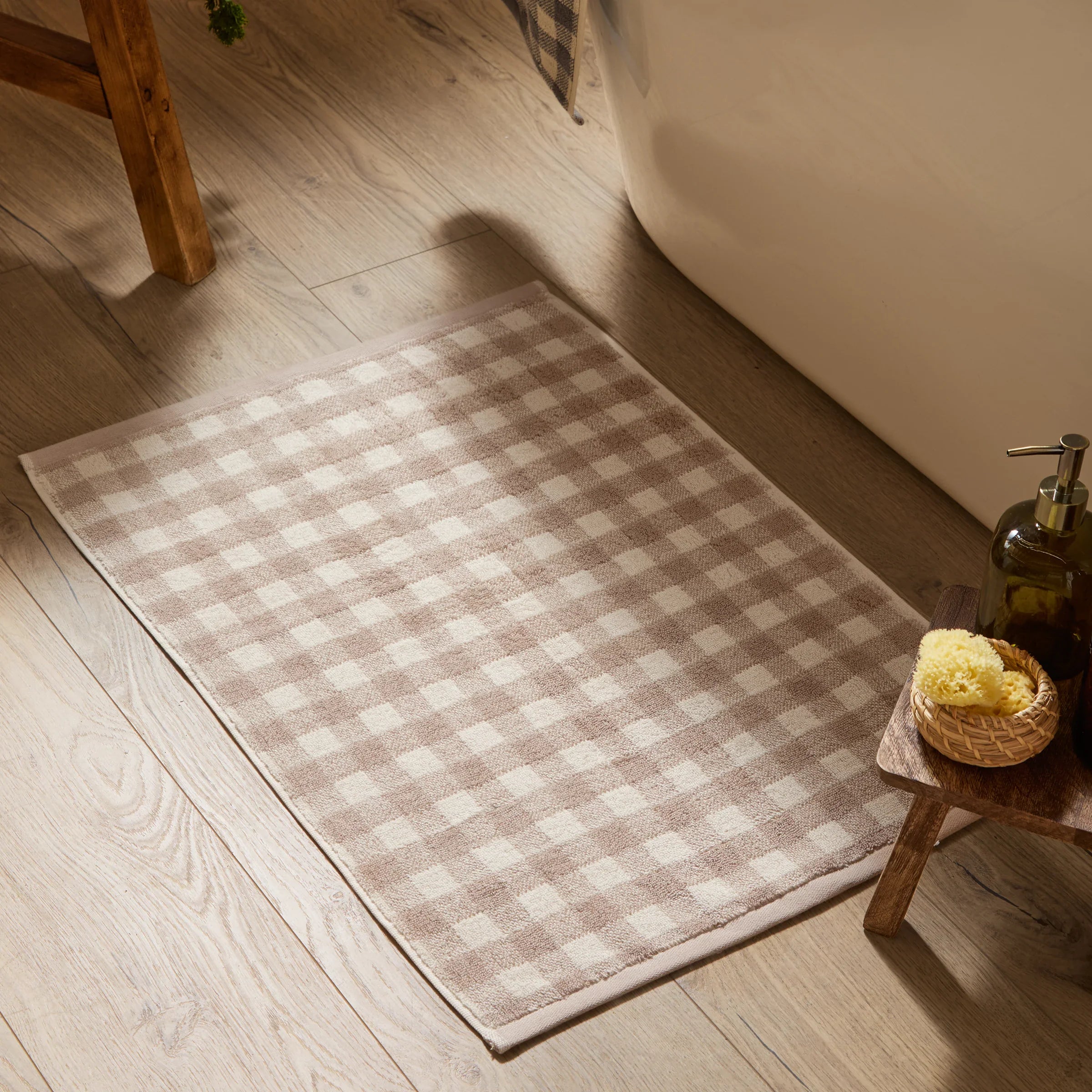 Yard (Riva Home) Home Accessories BARTON GINGHAM CHECK 100% COTTON TOWEL COLLECTION by Yard