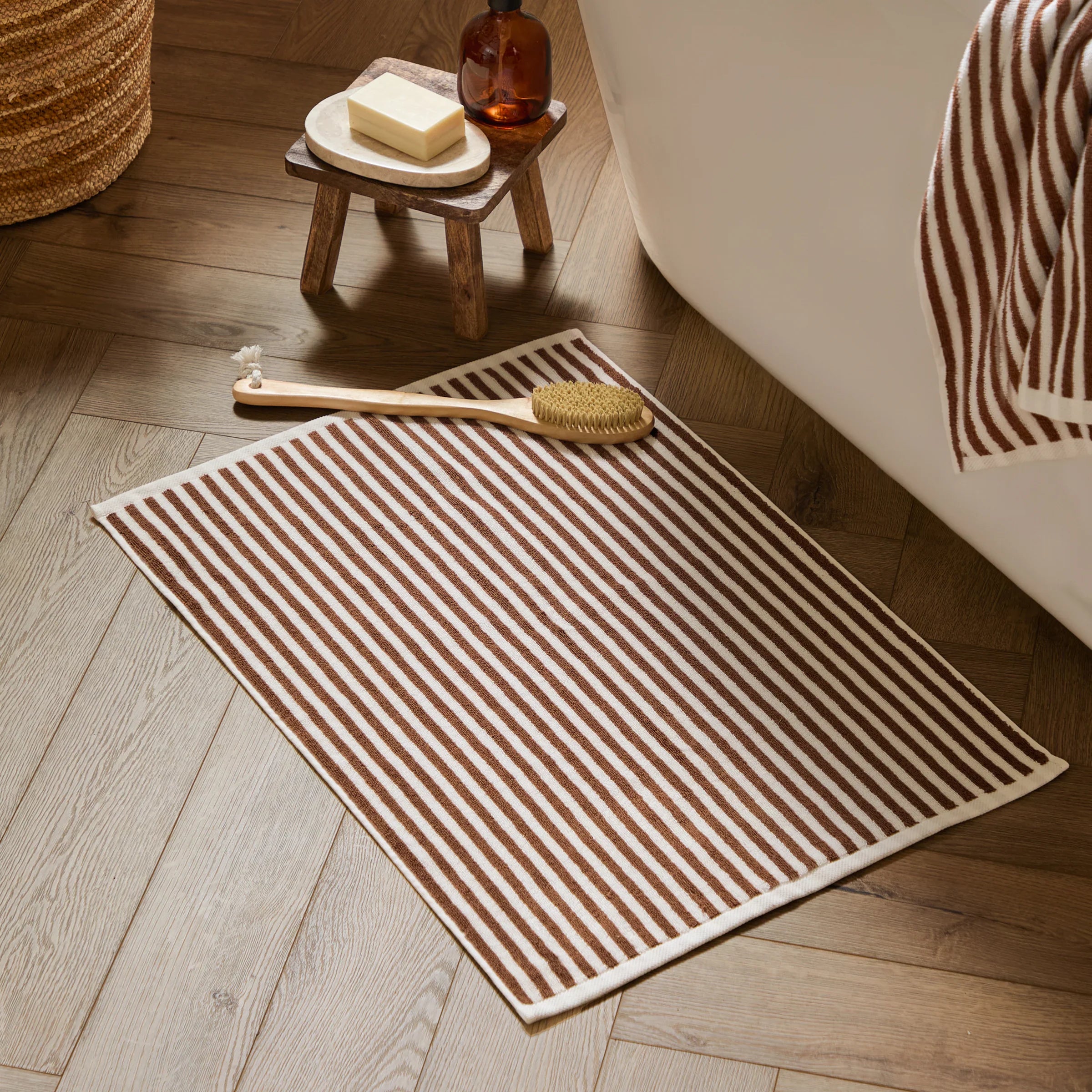 Yard (Riva Home) Home Accessories HEBDEN STRIPED COTTON TOWELS COLLECTION by Yard