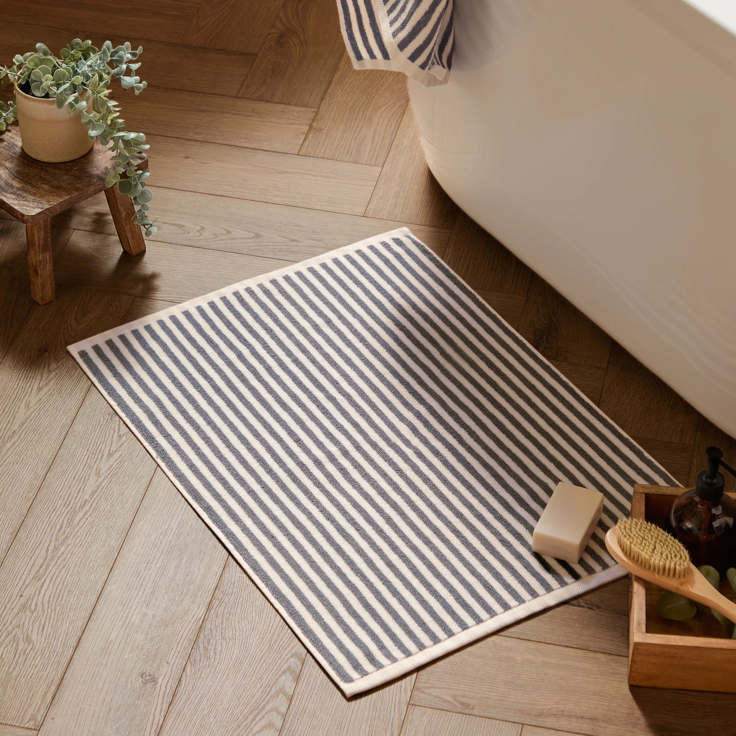 Yard (Riva Home) Home Accessories HEBDEN STRIPED COTTON TOWELS COLLECTION by Yard