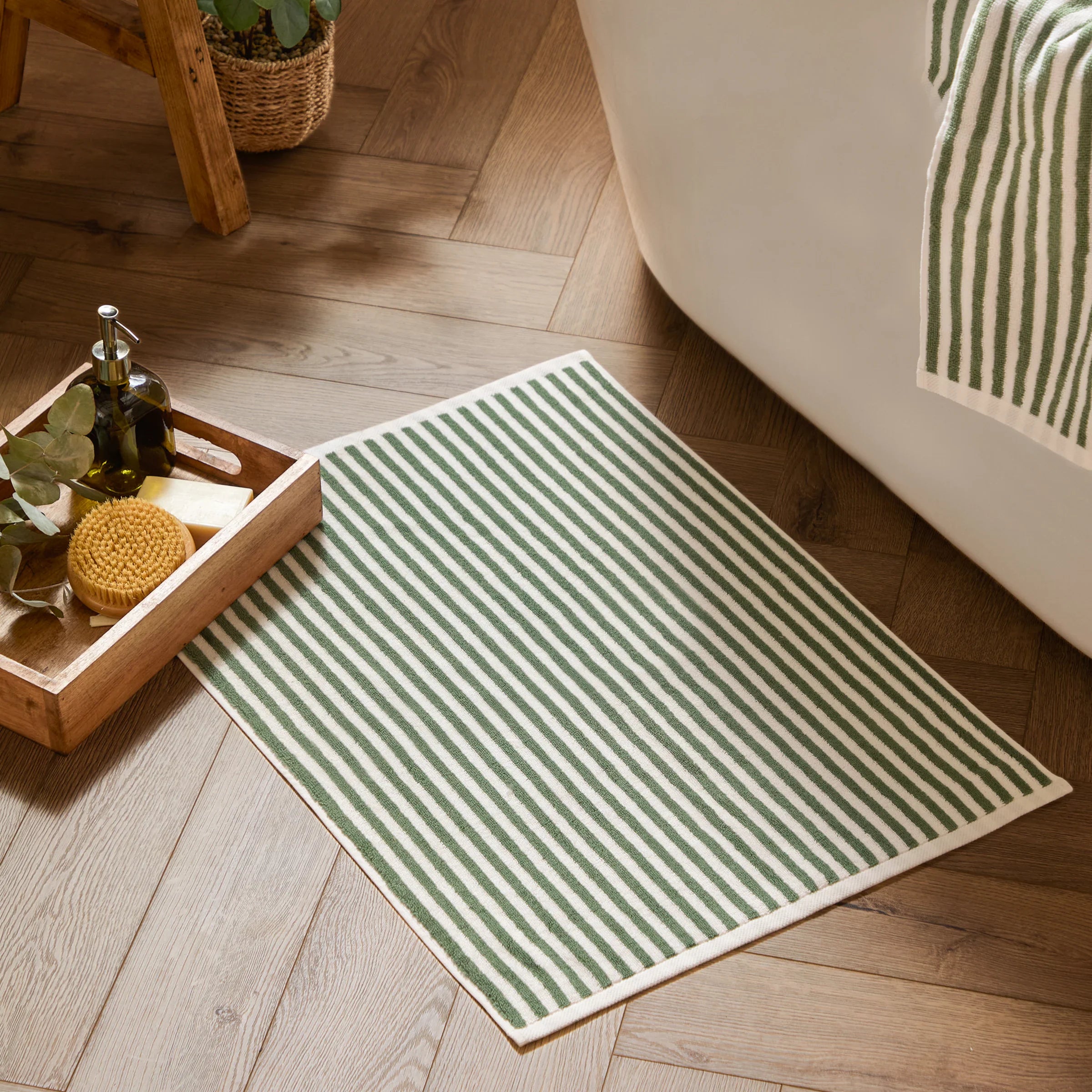 Yard (Riva Home) Home Accessories HEBDEN STRIPED COTTON TOWELS COLLECTION by Yard