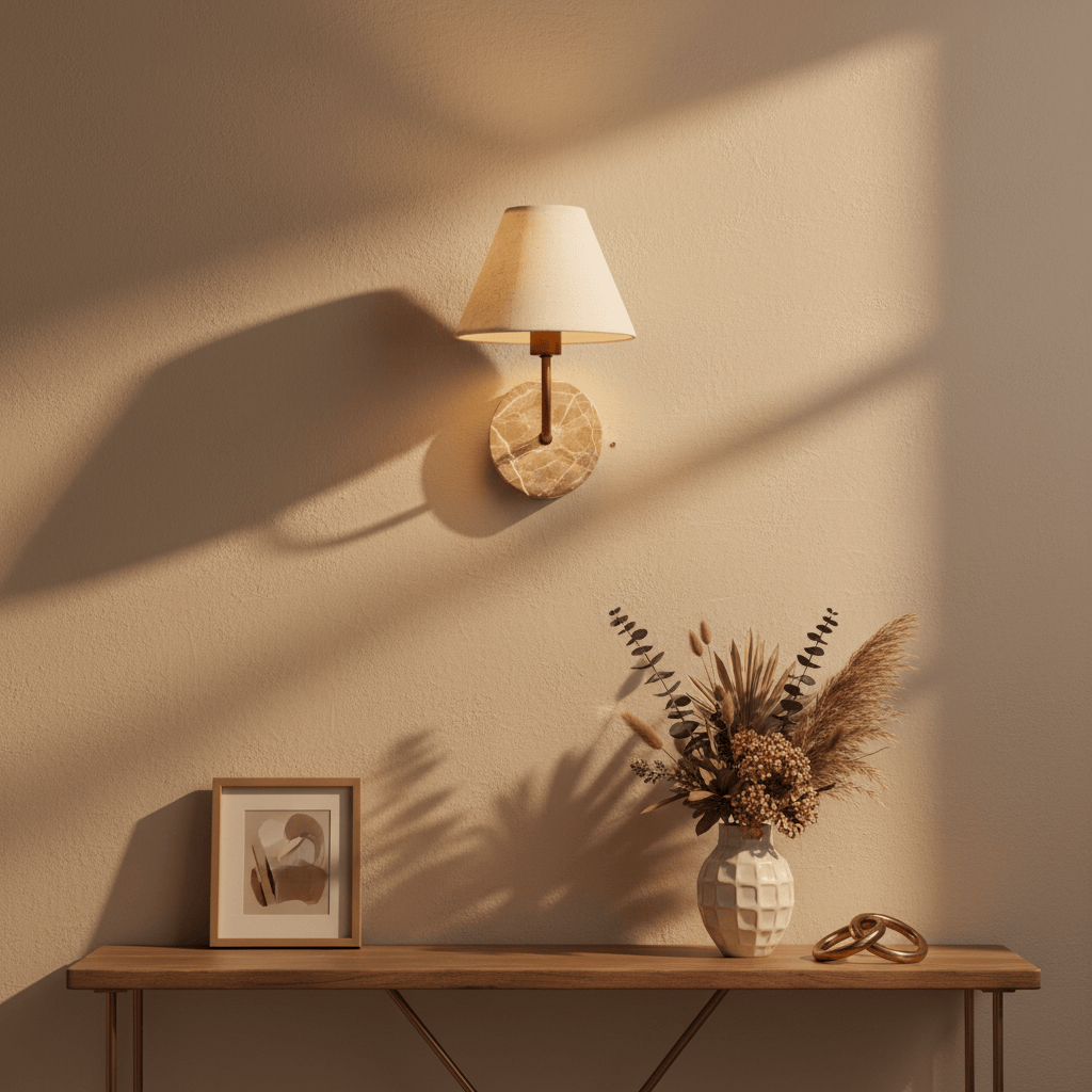 Yard (Riva Home) Lamp AUSTELL RECHARGEABLE WALL LIGHT – ROSSO, ESPRESSO BROWN & SAND by Yard