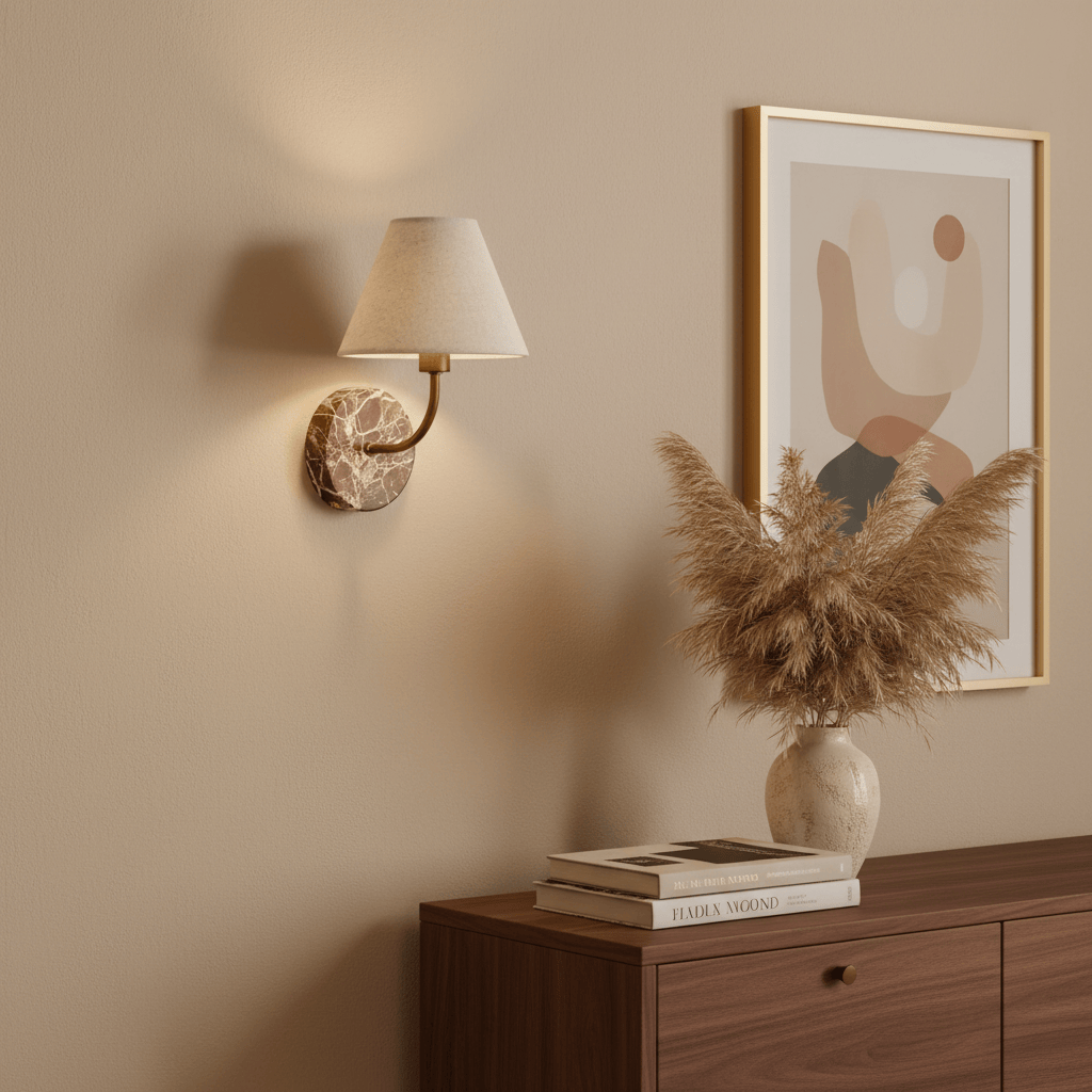 Yard (Riva Home) Lamp AUSTELL RECHARGEABLE WALL LIGHT – ROSSO, ESPRESSO BROWN & SAND by Yard