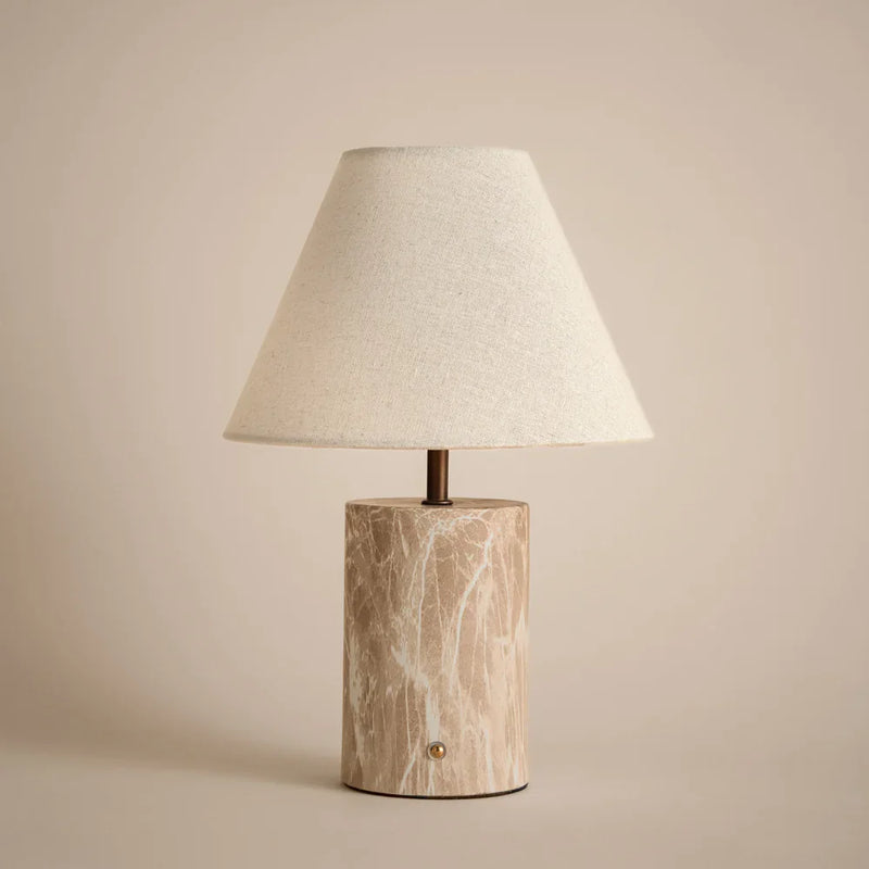AUSTELL TABLE LAMP – ROSSO, ESPRESSO BROWN & SAND by Yard
