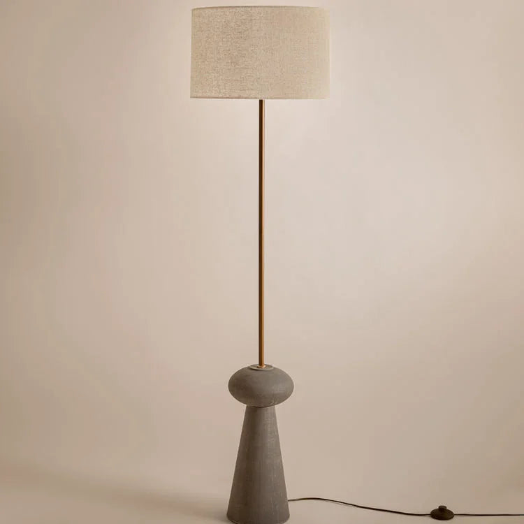 Yard (Riva Home) Lamp Espresso Brown HELSTON WIRED FLOOR LAMP – ESPRESSO BROWN, OLIVE & SANDSTONE by Yard