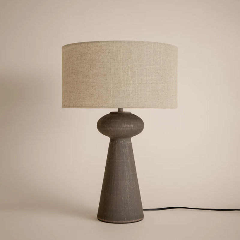 HELSTON WIRED TABLE LAMP – ESPRESSO BROWN, OLIVE & SANDSTONE by Yard