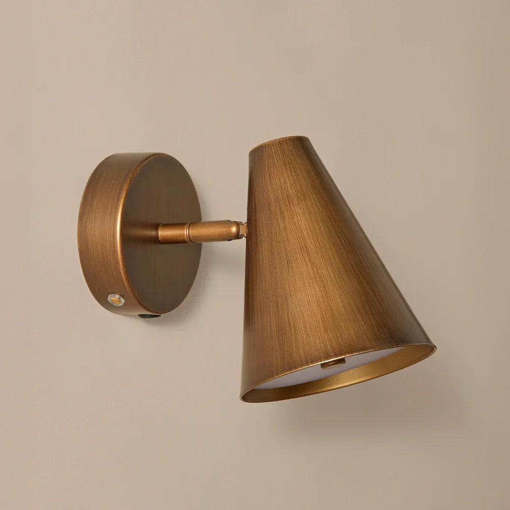 Yard (Riva Home) Lamp FINN NARROW RECHARGEABLE WALL LIGHT – AGED BRASS by Yard
