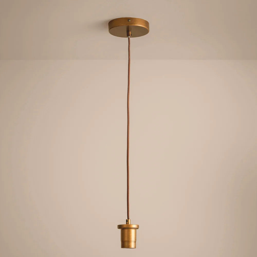 Yard (Riva Home) Lamp FINN PENDANT CEILING LIGHT – AGED BRASS by Yard