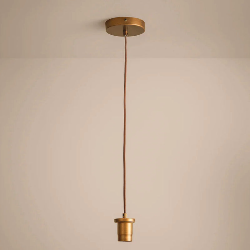 FINN PENDANT CEILING LIGHT – AGED BRASS by Yard