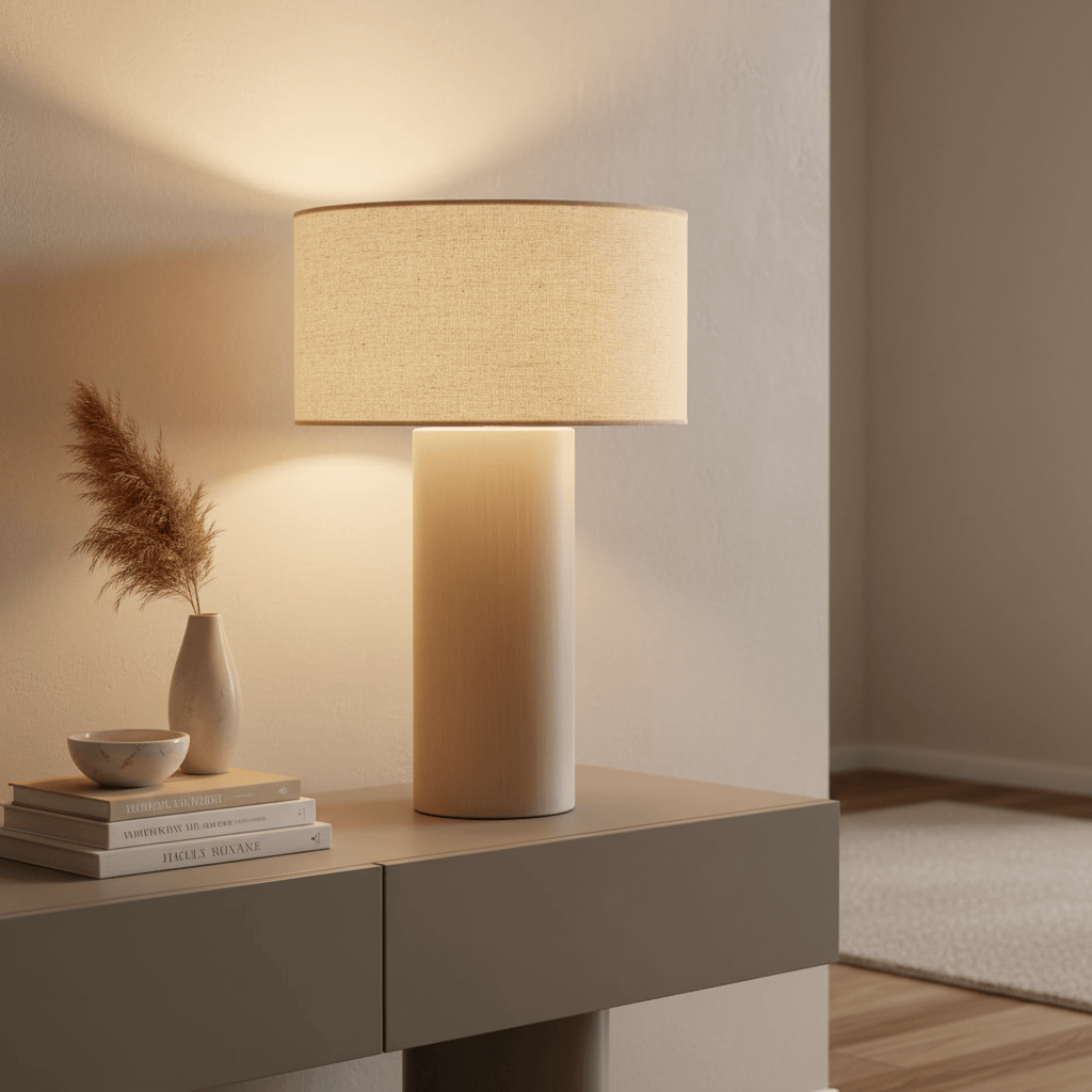 Yard (Riva Home) Lamp FINN TALL TABLE LAMP – AGED BRASS, ESPRESSO BROWN, OLIVE & SANDSTONE by Yard