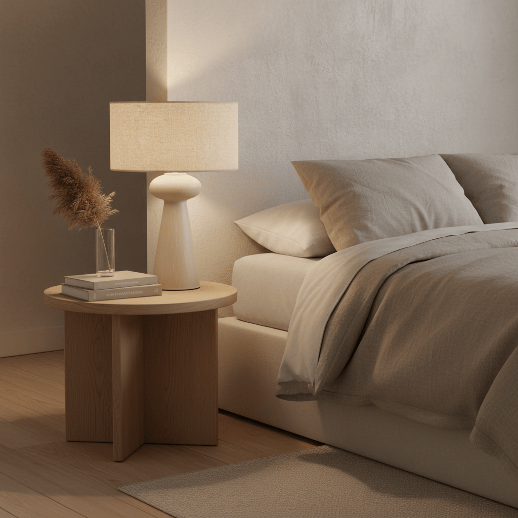 Yard (Riva Home) Lamp HELSTON WIRED TABLE LAMP – ESPRESSO BROWN, OLIVE & SANDSTONE by Yard