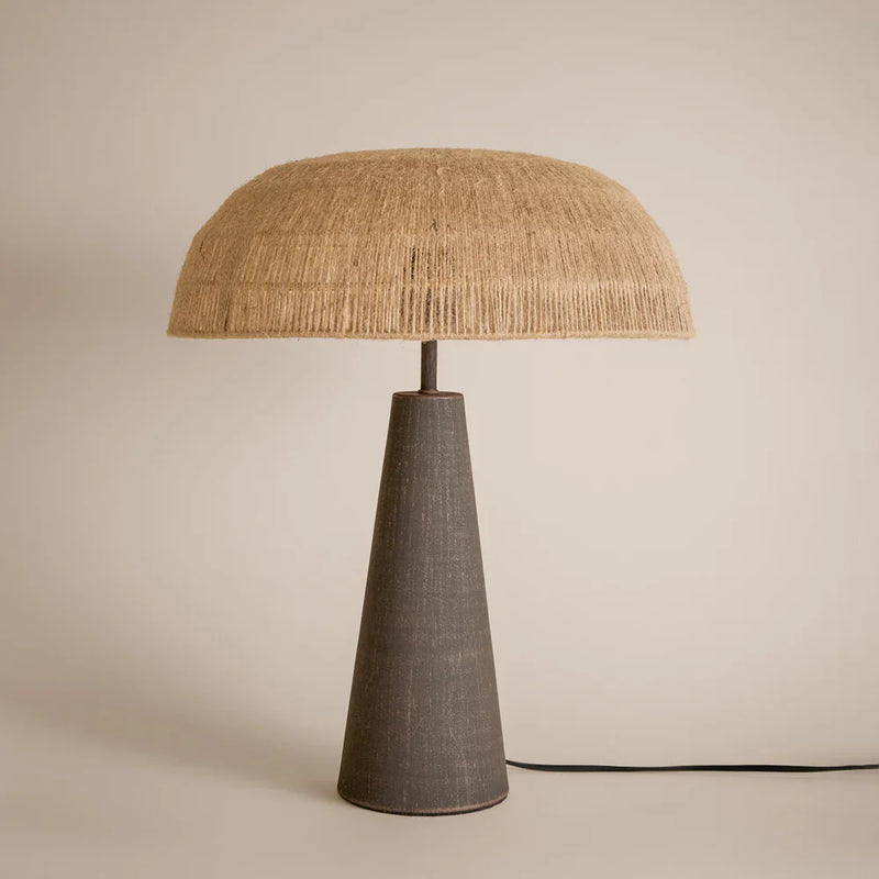PURBECK HEMP STRING TABLE LAMP – ESPRESSO BROWN by Yard