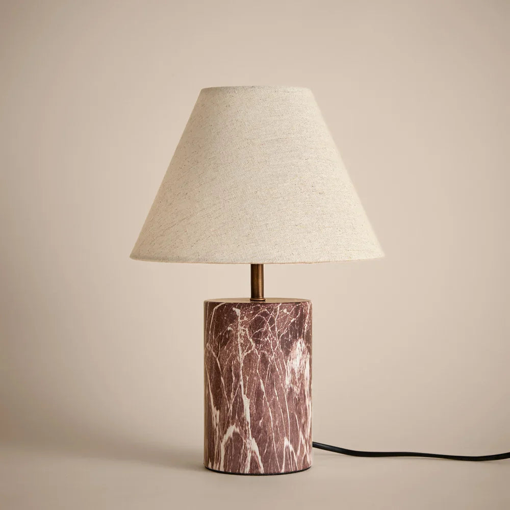 Yard (Riva Home) Lamp Rosso / Wired AUSTELL TABLE LAMP – ROSSO, ESPRESSO BROWN & SAND by Yard