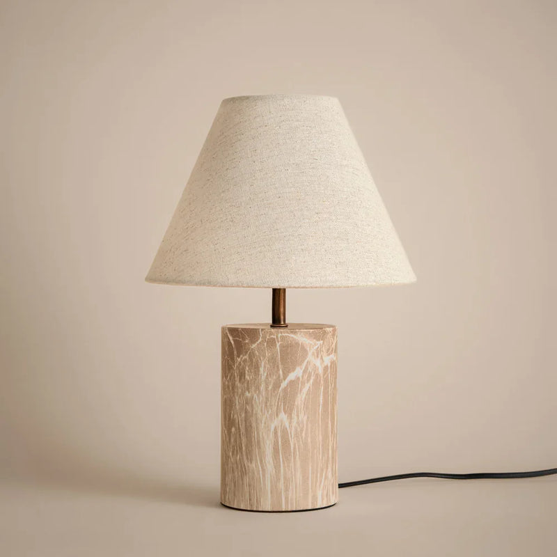 AUSTELL TABLE LAMP – ROSSO, ESPRESSO BROWN & SAND by Yard
