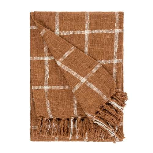 Yard (Riva Home) Throw Ginger Yard Beni Throw (available in 3 colours)