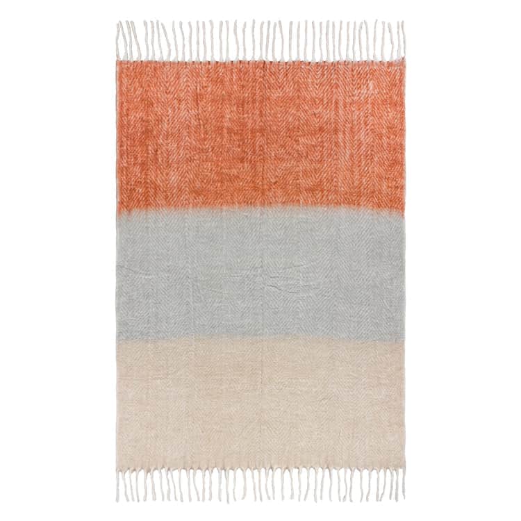 Yard (Riva Home) Throw Rawton Ombre Throw Brick/Flint by Yard