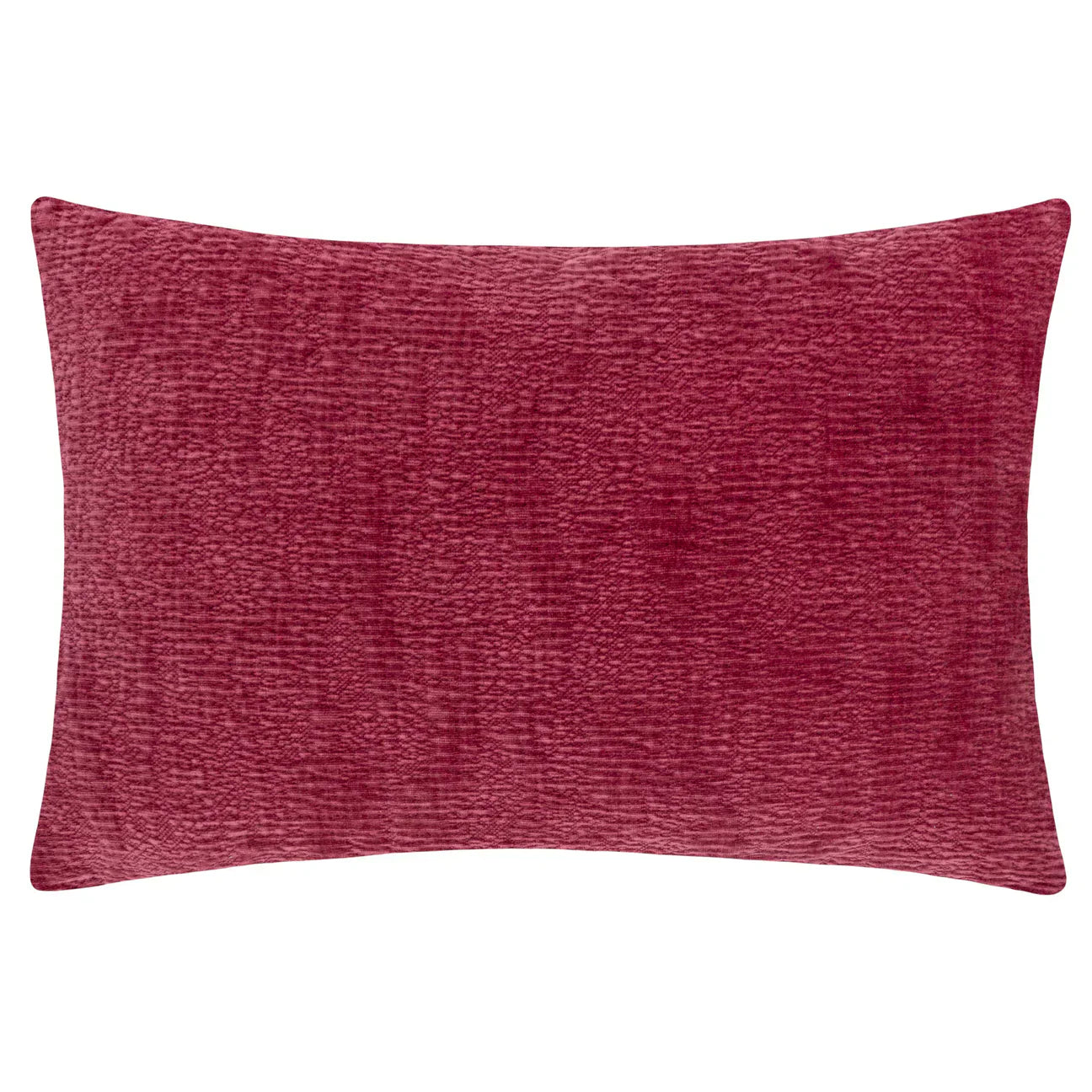 Yard (Riva Home) Yard Cushion Burnt Red 🧵 Osaka Chenille Cushion – Burnt Red / Petrol / Saffron by Yard