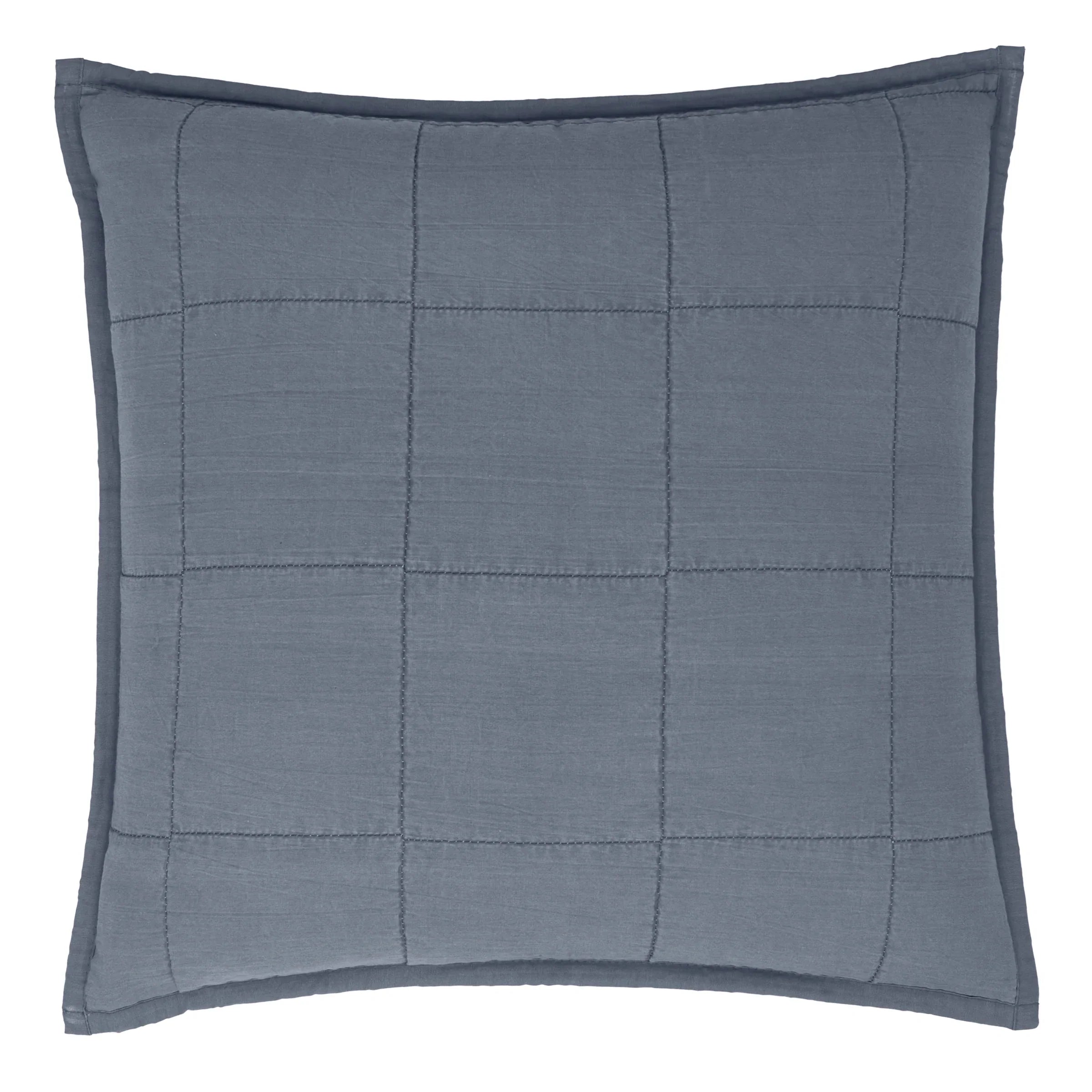 Yard (Riva Home) Yard Cushion HEBDEN QUILTED WASHED COTTON CUSHION by Yard