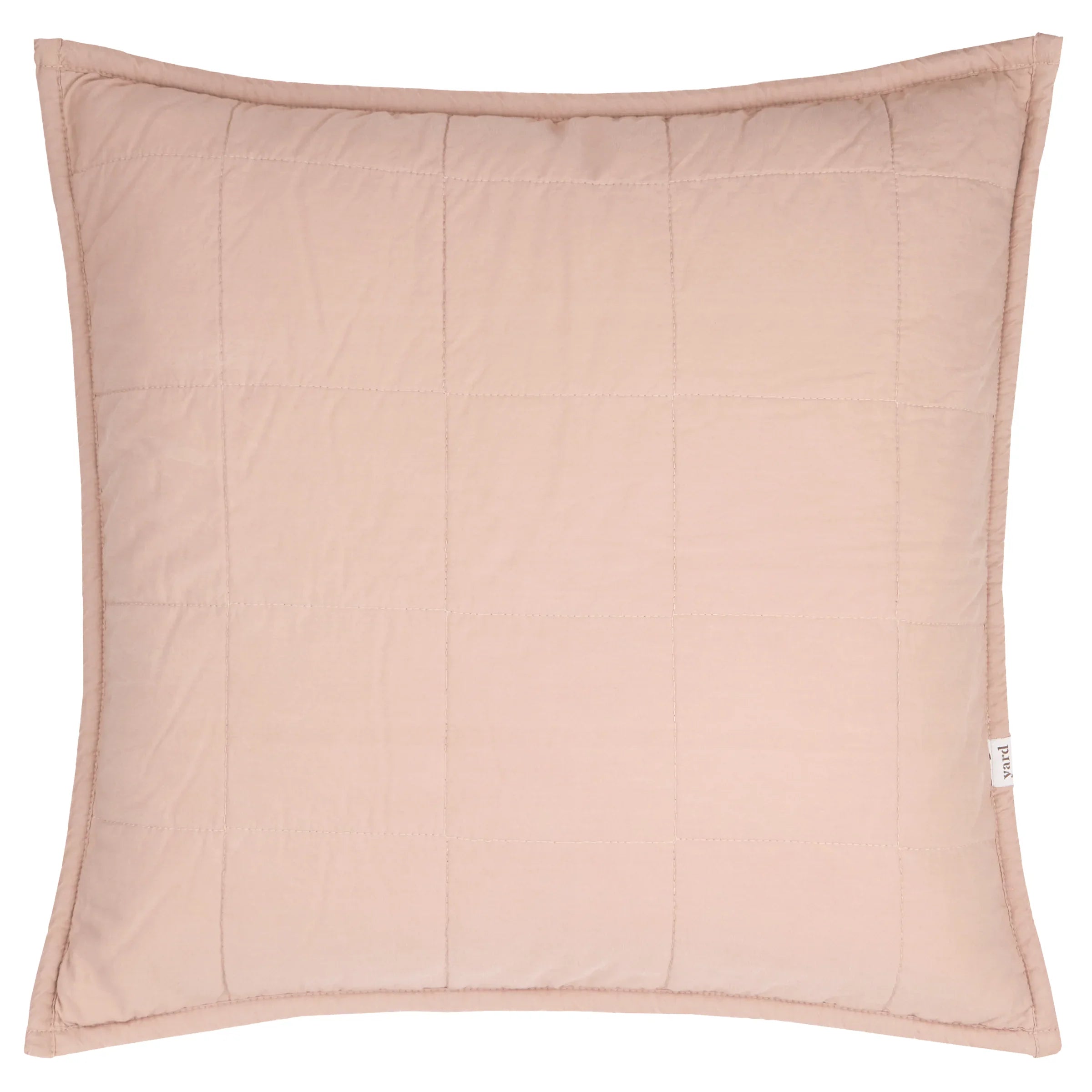 Yard (Riva Home) Yard Cushion HEBDEN QUILTED WASHED COTTON CUSHION by Yard