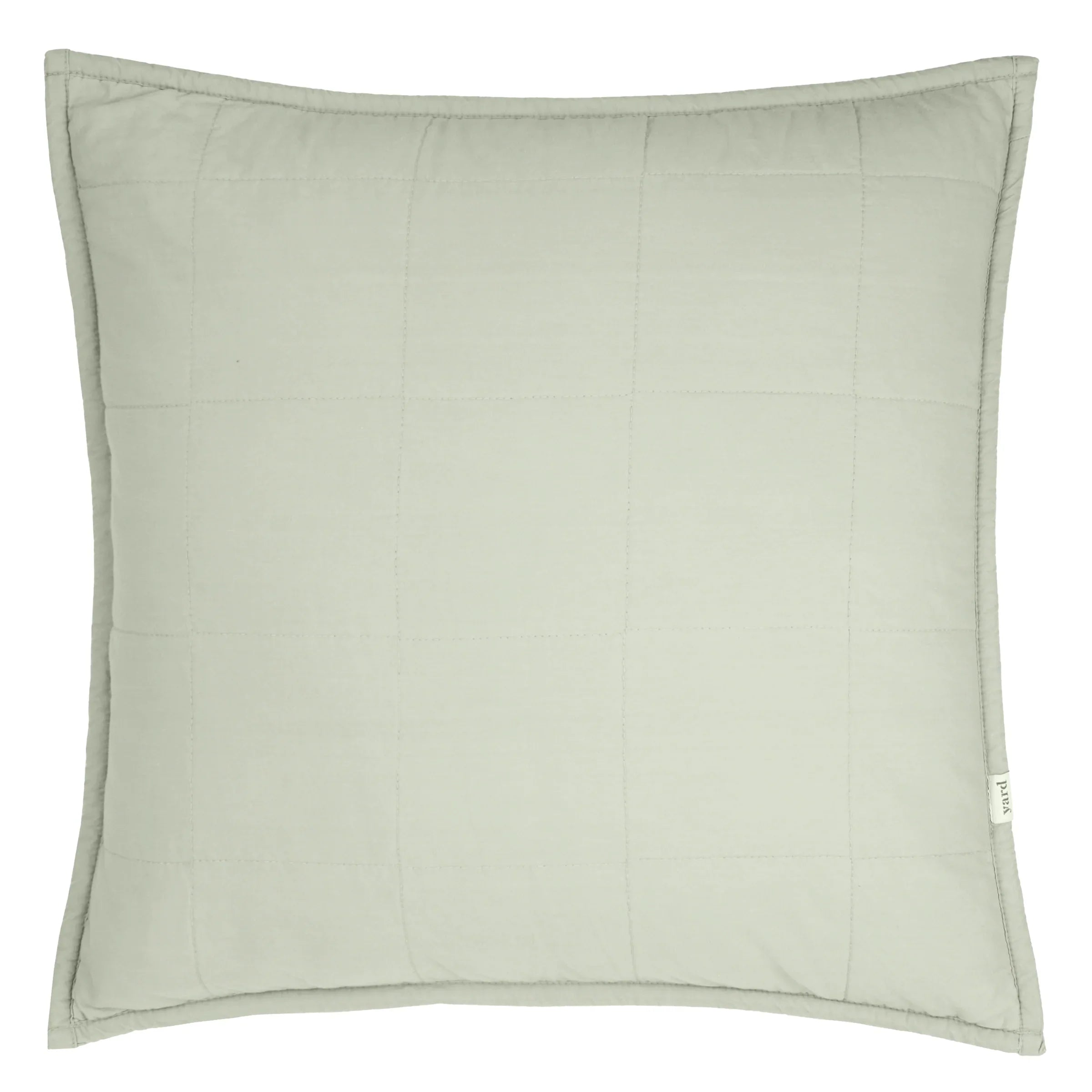 Yard (Riva Home) Yard Cushion HEBDEN QUILTED WASHED COTTON CUSHION by Yard