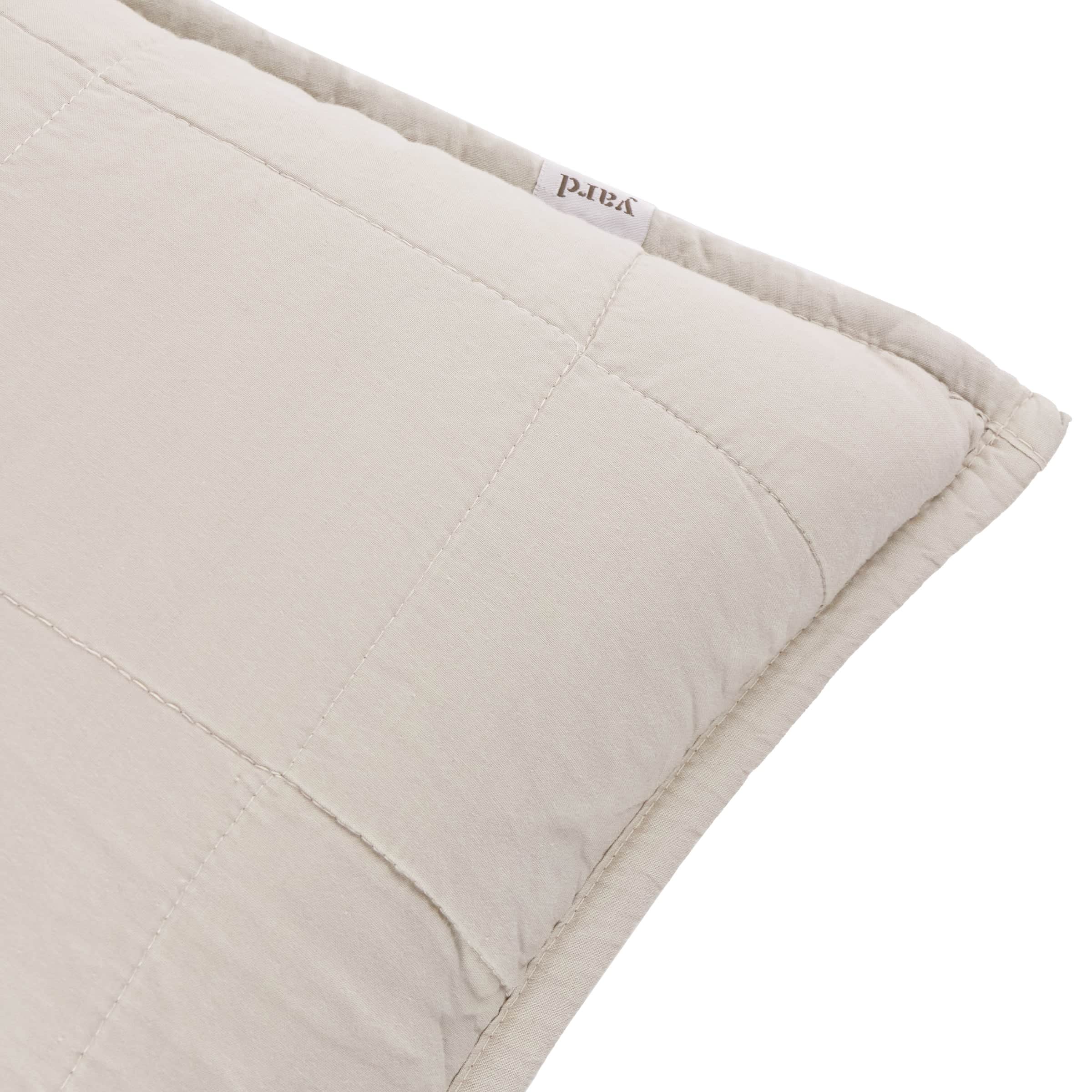 Yard (Riva Home) Yard Cushion HEBDEN QUILTED WASHED COTTON CUSHION by Yard
