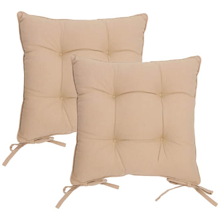 Yard (Riva Home) Yard Cushion LINEN SLUB COTTON 2 PACK SEAT PADS by Yard