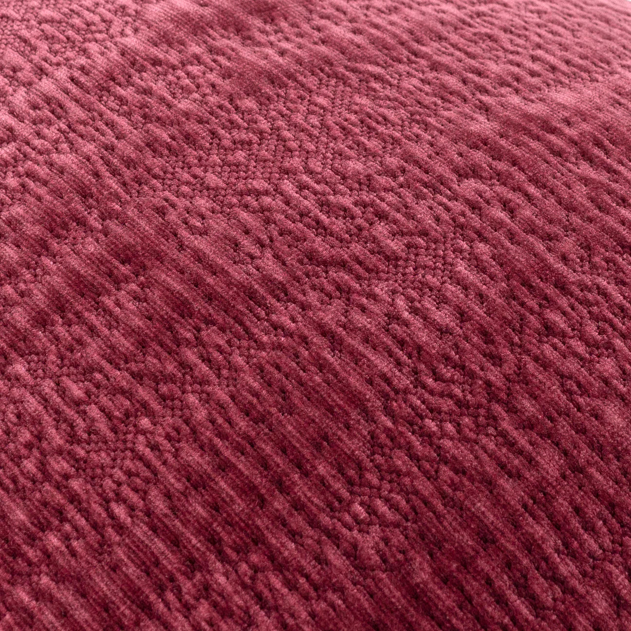 Yard (Riva Home) Yard Cushion 🧵 Osaka Chenille Cushion – Burnt Red / Petrol / Saffron by Yard