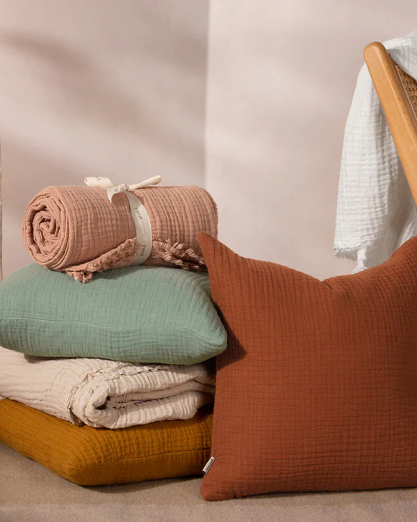 LARK MUSLIN COTTON CUSHION by Yard