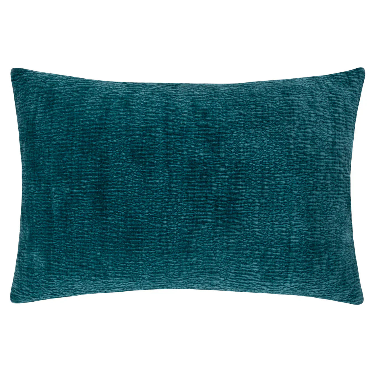Yard (Riva Home) Yard Cushion petrol 🧵 Osaka Chenille Cushion – Burnt Red / Petrol / Saffron by Yard