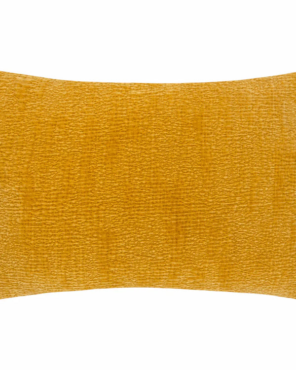 🧵 Osaka Chenille Cushion – Burnt Red / Petrol / Saffron by Yard