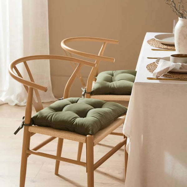 SLUB COTTON 2 PACK SEAT PADS by Yard