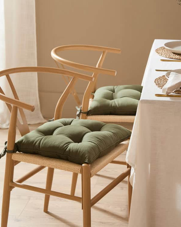 SLUB COTTON 2 PACK SEAT PADS by Yard
